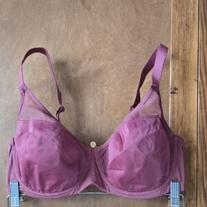 Supportive Underwire Bra in Mauve Pink